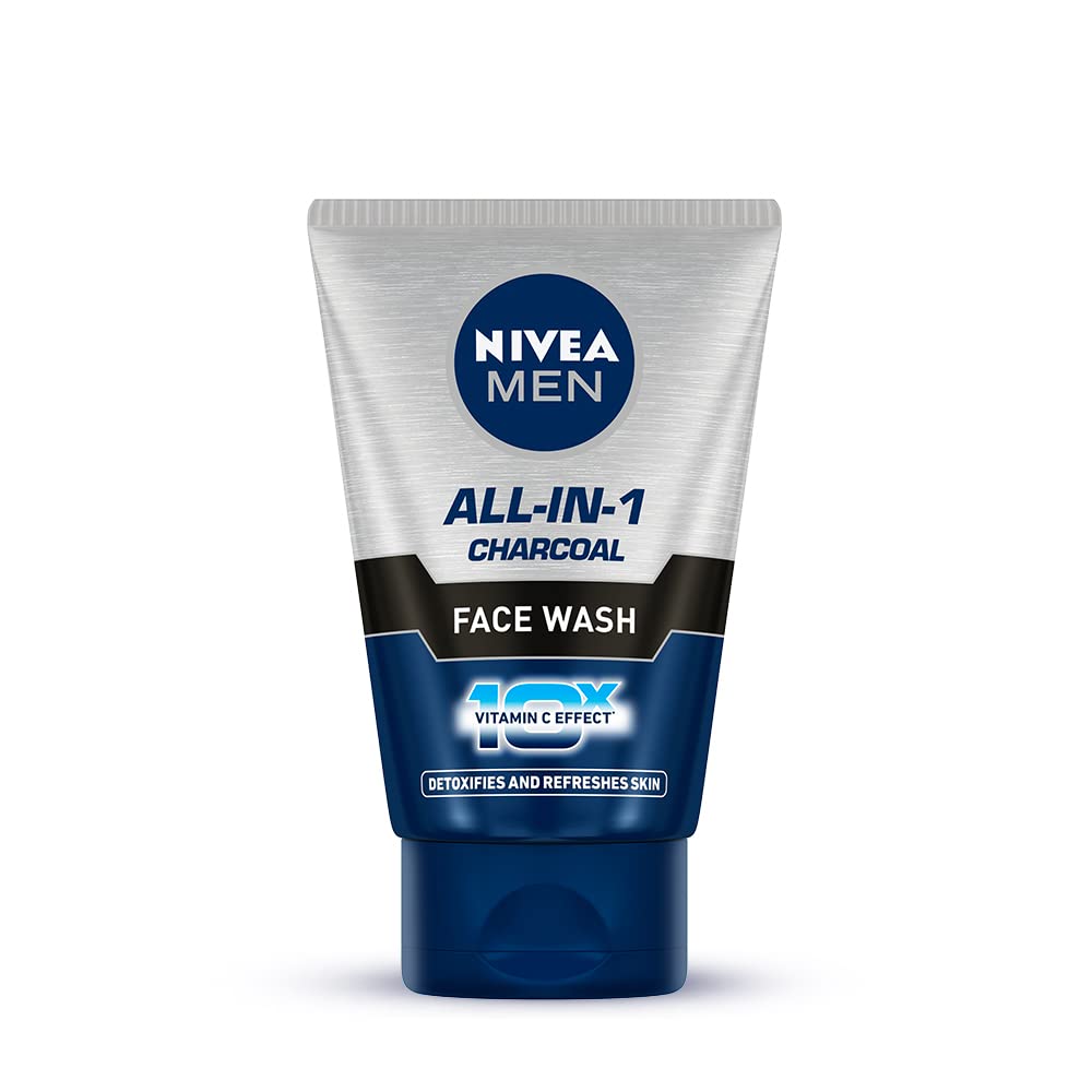 NIVEA MEN All-in-1 Charcoal Face Wash