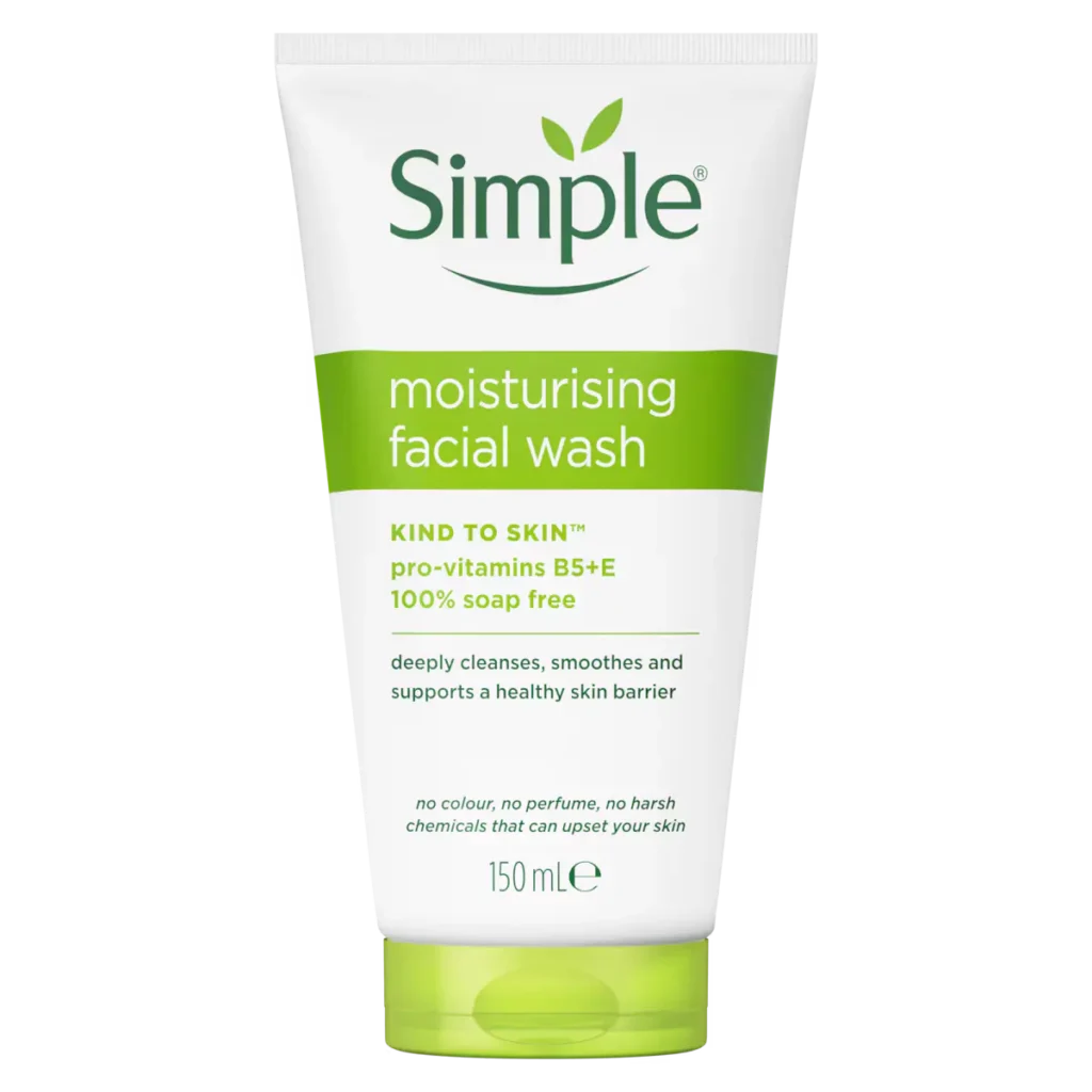 Simple Kind To Skin Moisturizing Facial Wash 150ml
